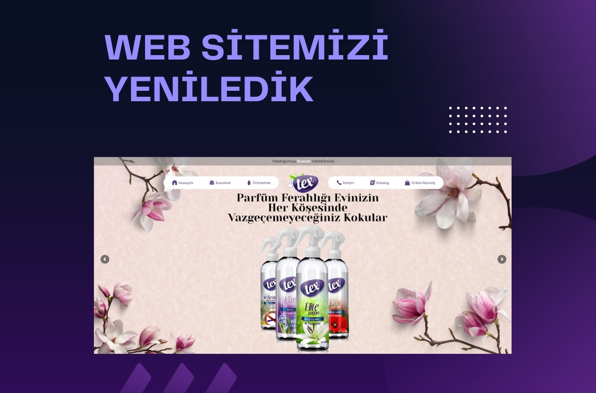 Web sitemiz yenilendi Web sitemiz yenilendi